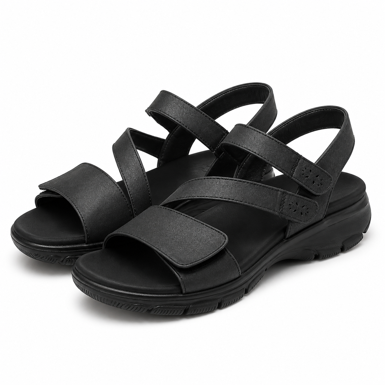 SANDALE CASUAL DAMA SKECHERS 163532 BBK