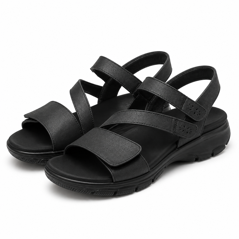 SANDALE CASUAL DAMA SKECHERS 163532 BBK