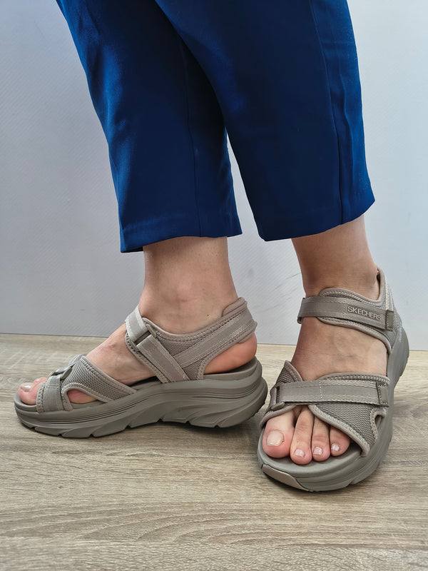 Sandale Casual Damă Skechers 163585 Taupe - Textil - vedere 1