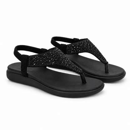 Sandale Casual Damă Skechers 163636 Bbk Negru - Textil