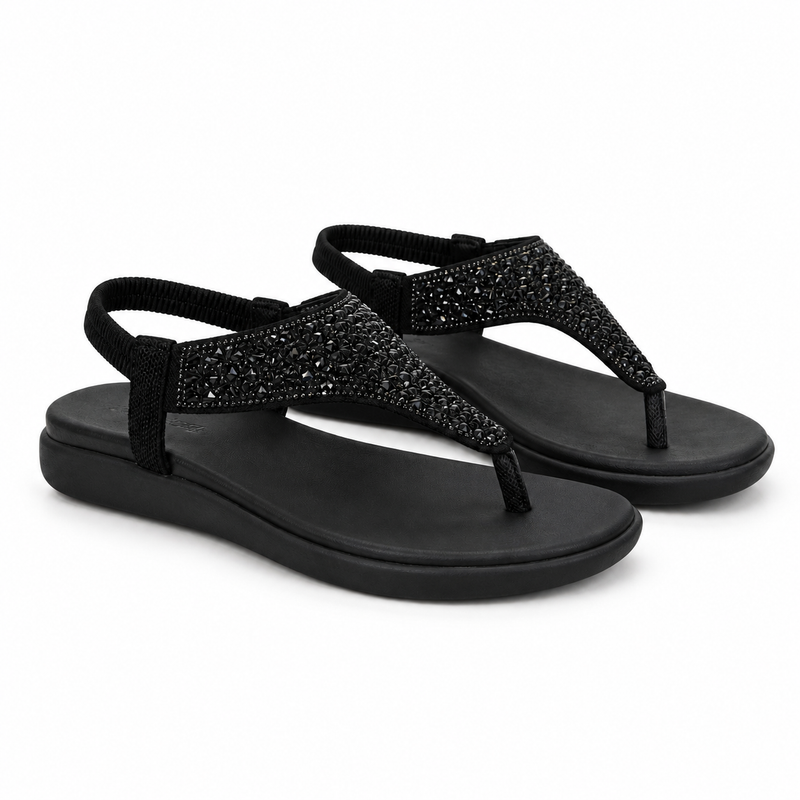 Sandale Casual Damă Skechers 163636 Bbk Negru - Textil