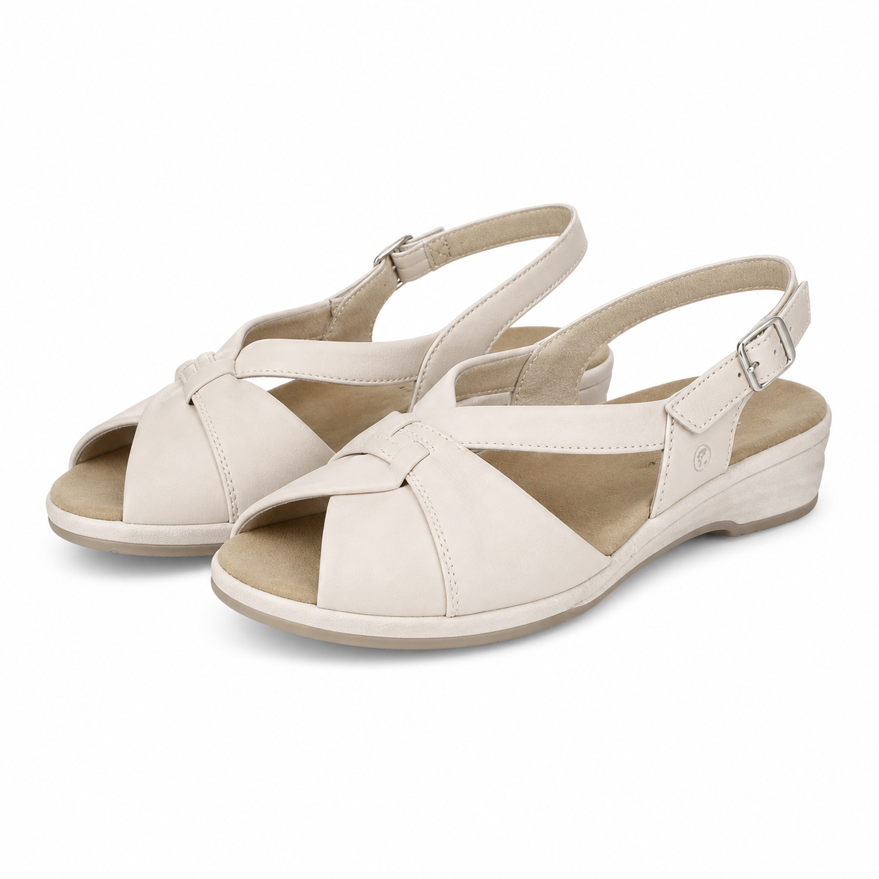 SANDALE CASUAL DAMA SUAVE 0012T NICE 52-N CREM