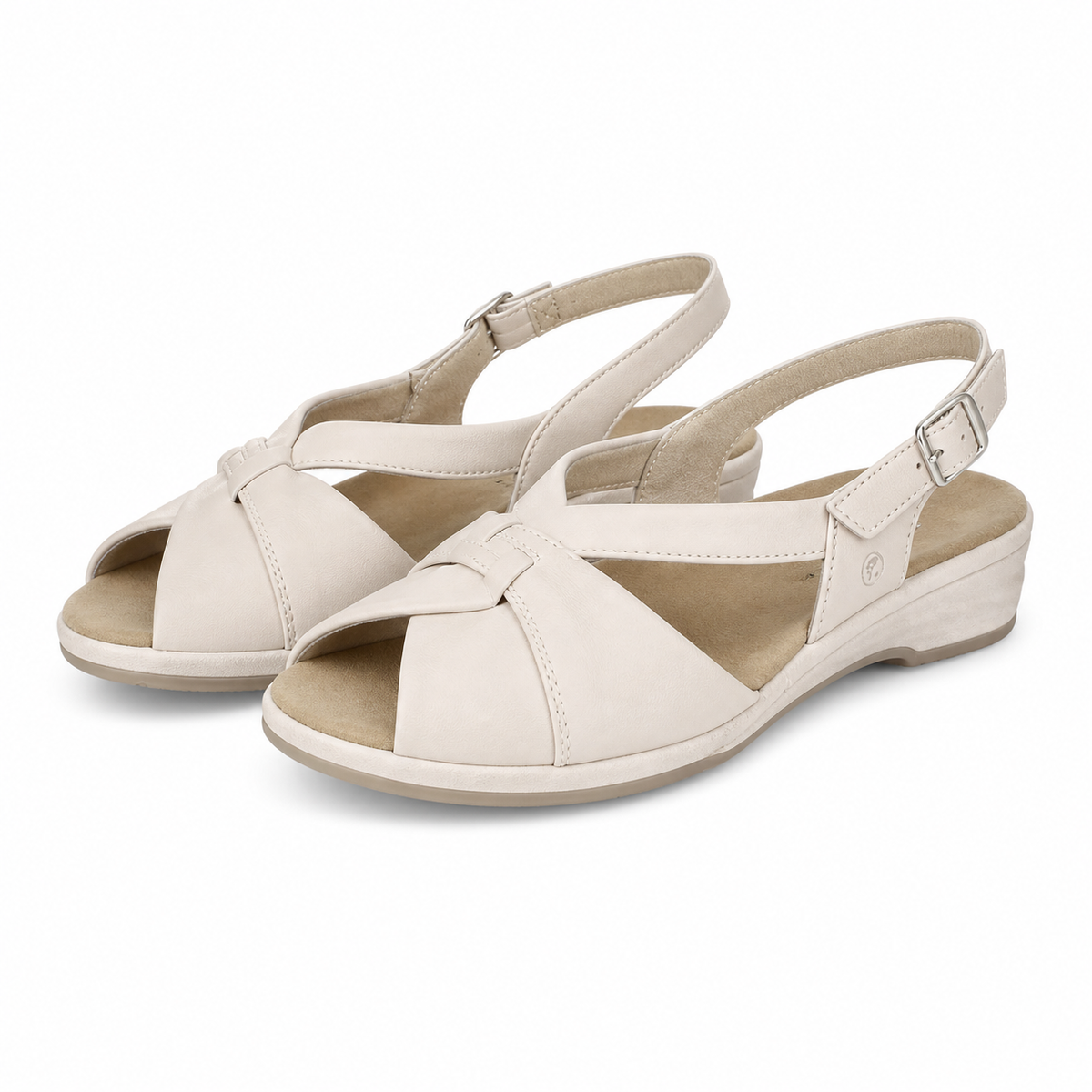SANDALE CASUAL DAMA SUAVE 0012T NICE 52-N CREM