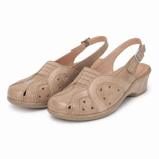 SANDALE CASUAL DAMA SUAVE 0019PT ROMA 03-N BEJ