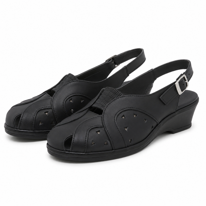 SANDALE CASUAL DAMA SUAVE 0019T 01-N NEGRE