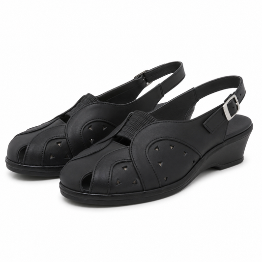SANDALE CASUAL DAMA SUAVE 0019T 01-N NEGRE