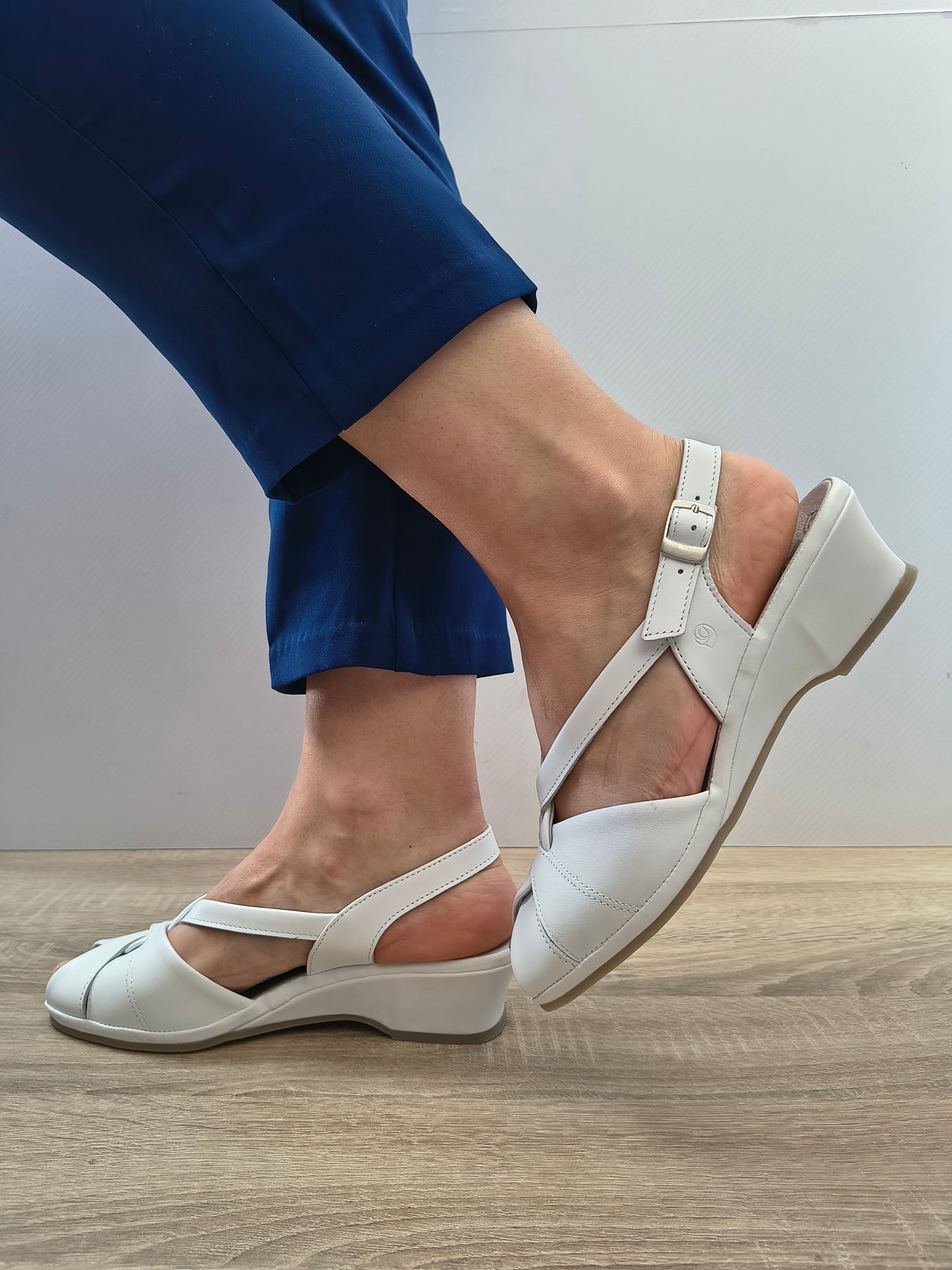 Sandale Casual Damă Suave 0065T Alb - Piele Naturală - vedere 5