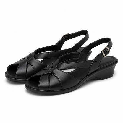 SANDALE CASUAL DAMA SUAVE 0065T ROMA 01-N NEGRE