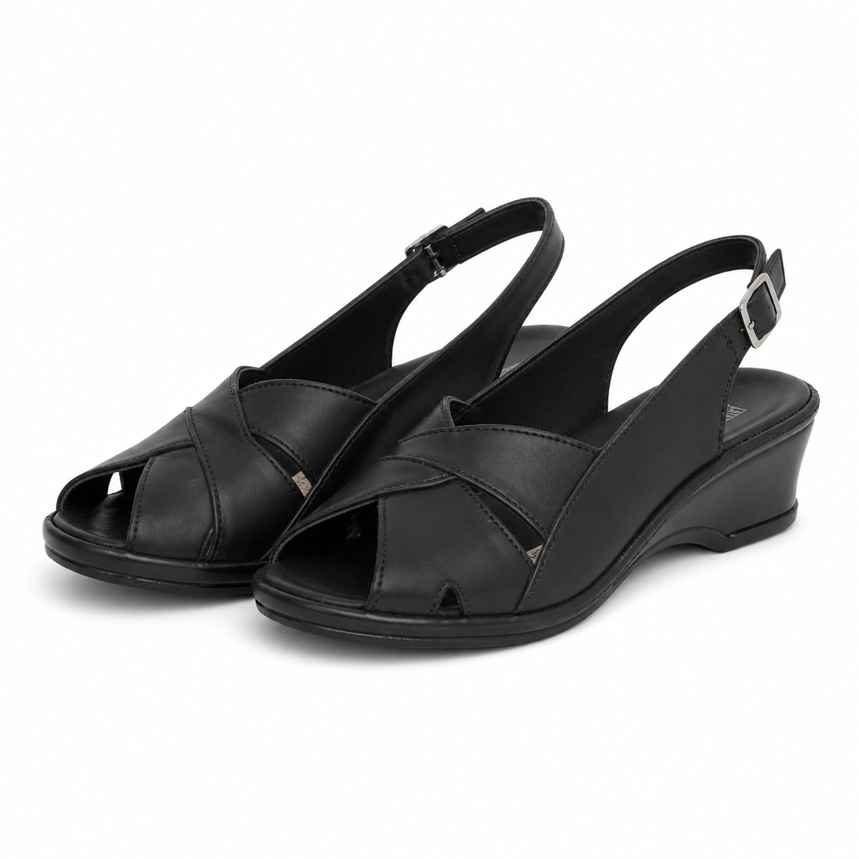 SANDALE CASUAL DAMA SUAVE 0111T ROMA 01-N NEGRE