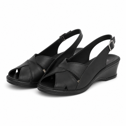 SANDALE CASUAL DAMA SUAVE 0111T ROMA 01-N NEGRE