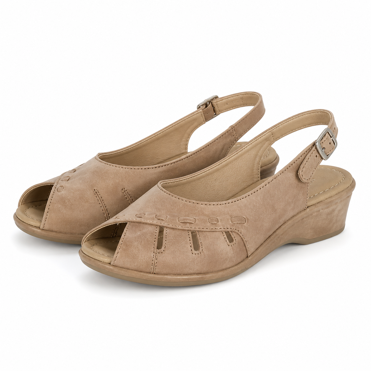 SANDALE CASUAL DAMA SUAVE 0290T ROMA 03-N BEJ
