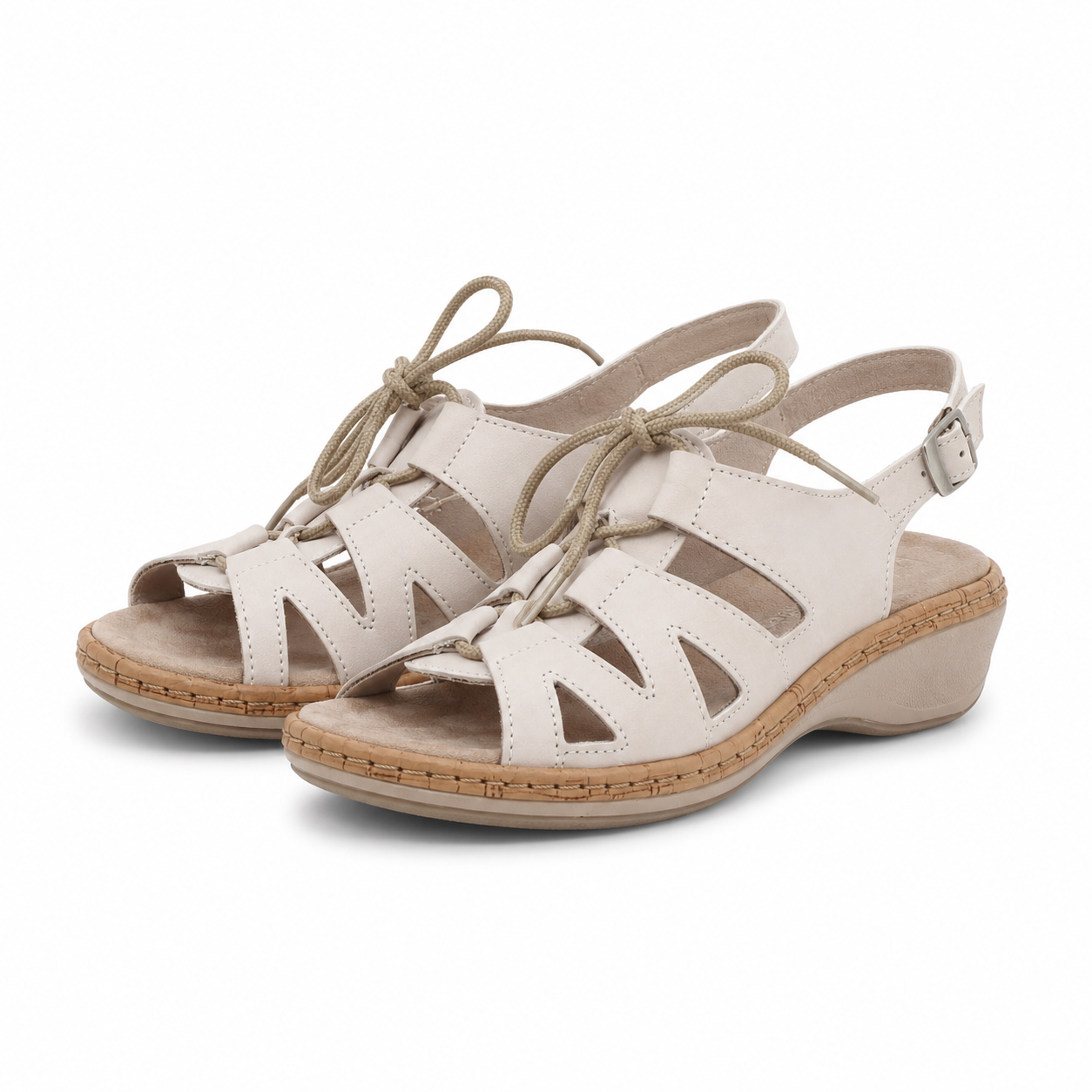 SANDALE CASUAL DAMA SUAVE 0904CP PARIS 52-N CREM