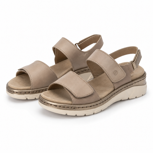 SANDALE CASUAL DAMA SUAVE 12501VT MOSTAR 03-N BEJ