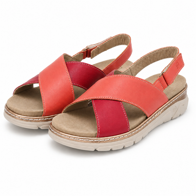 SANDALE CASUAL DAMA SUAVE 12505VT MOSTAR 37-N ROSII CU CORAL