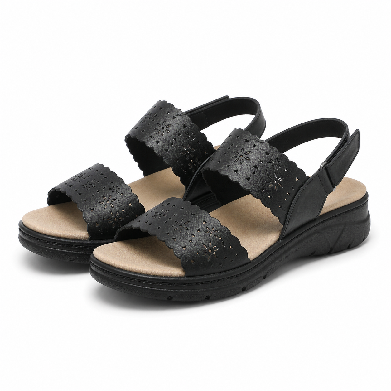 SANDALE CASUAL DAMA SUAVE 12514GT MOSTAR 01-N NEGRE