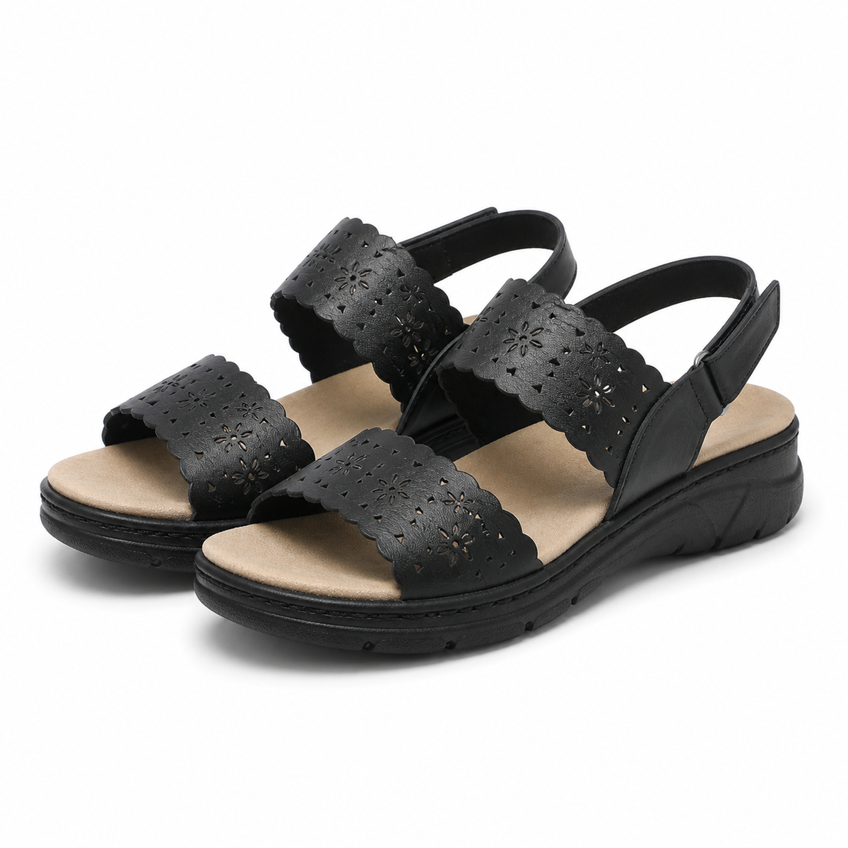 SANDALE CASUAL DAMA SUAVE 12514GT MOSTAR 01-N NEGRE