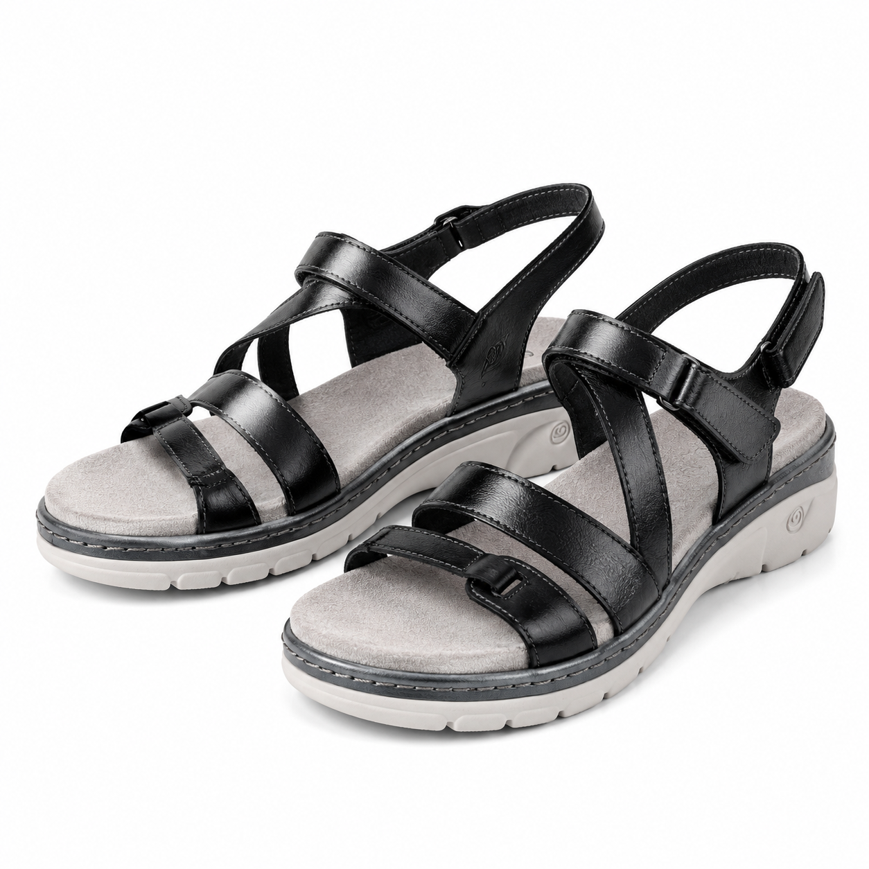 SANDALE CASUAL DAMA SUAVE 12522VT MOSTAR 01-N NEGRE