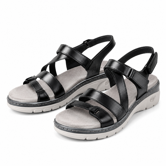SANDALE CASUAL DAMA SUAVE 12522VT MOSTAR 01-N NEGRE