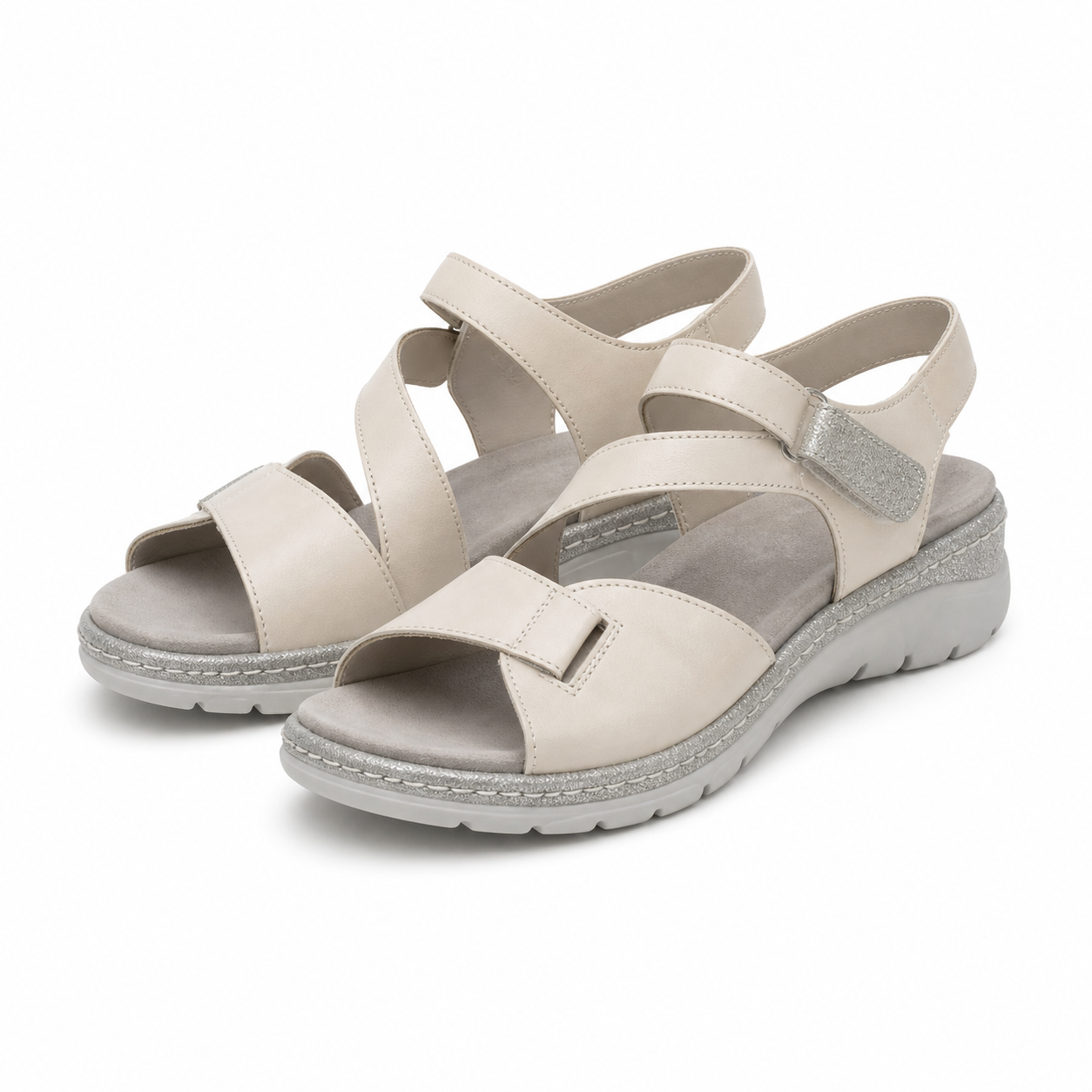 SANDALE CASUAL DAMA SUAVE 12522VT MOSTAR 52-N CREM