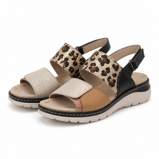 SANDALE CASUAL DAMA SUAVE 12535T MOSTAR 45-N NEGRE PLUS COMB