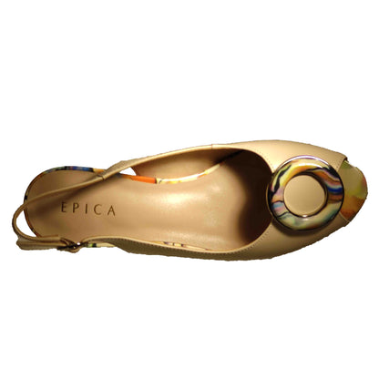 SANDALE ELEGANTE DAMA EPICA Y002BT 03-N ROZ NUDE