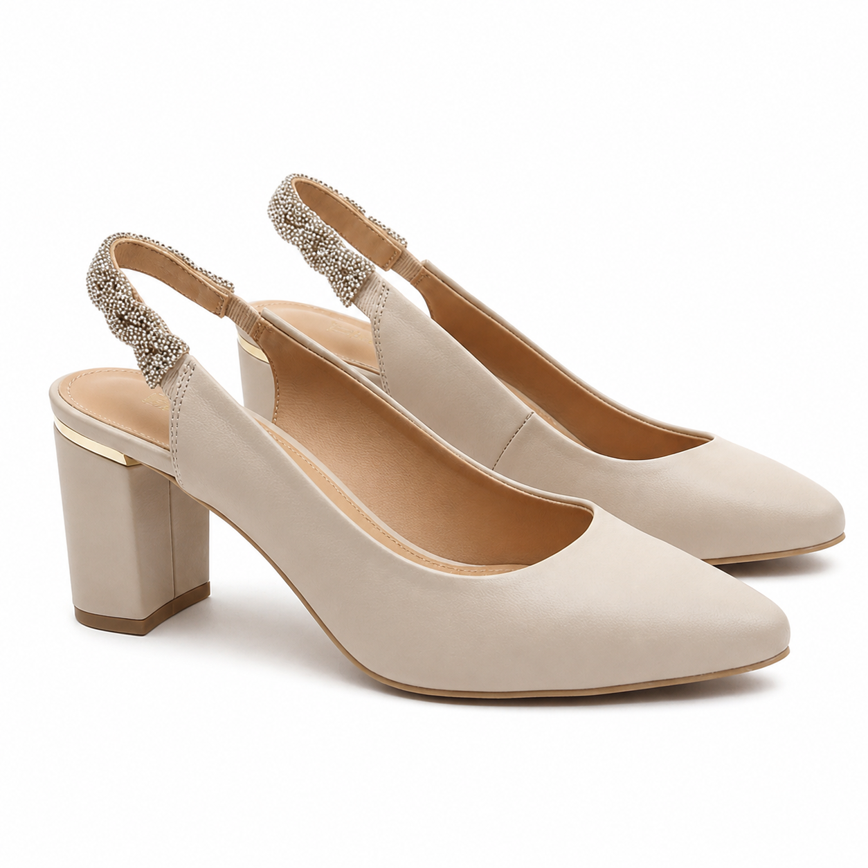 Sandale Elegante Damă Aga 1570 535 Bej Naturalna - Piele Naturală