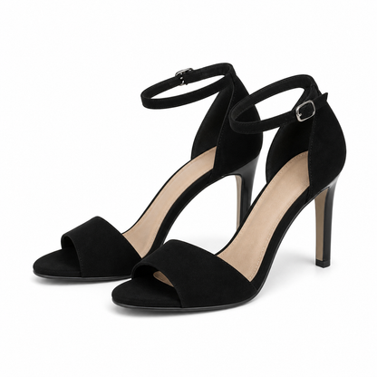 SANDALE ELEGANTE DAMA ANTONI 52721 NEGRE VELUR