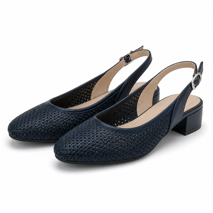 SANDALE ELEGANTE DAMA CAPRICE 29602-44 807 NAVY PERLATO