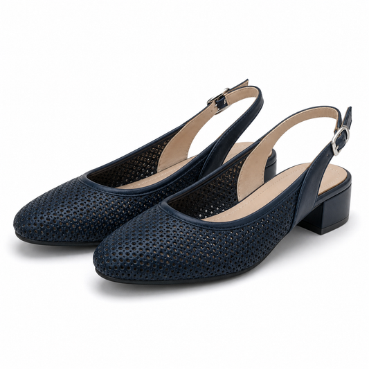 SANDALE ELEGANTE DAMA CAPRICE 29602-44 807 NAVY PERLATO