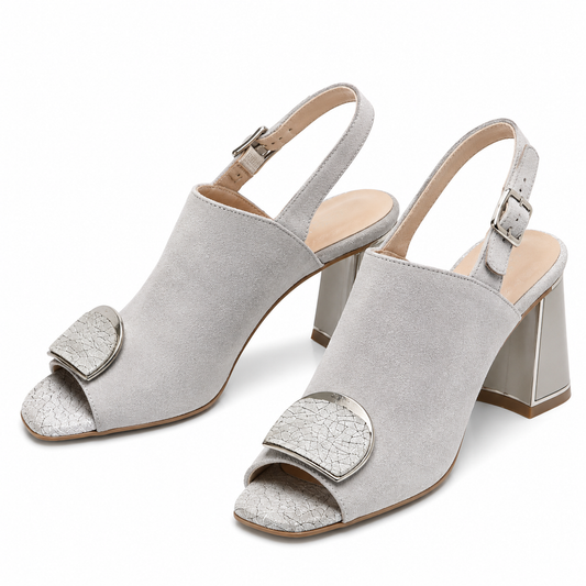 SANDALE ELEGANTE DAMA EPICA 340034A 14-I GRI VELUR