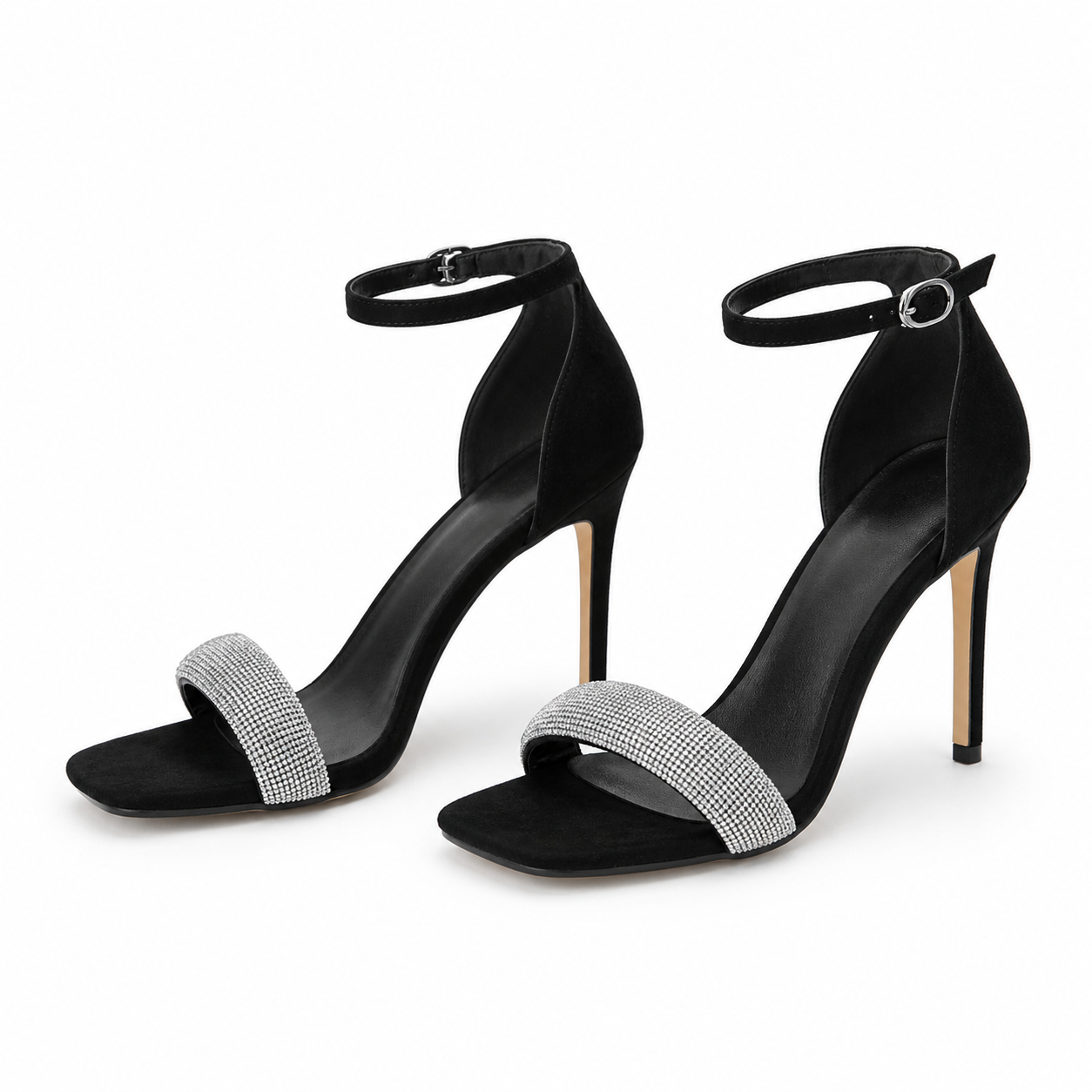 SANDALE ELEGANTE DAMA EPICA 360003A 01-I NEGRE VELUR