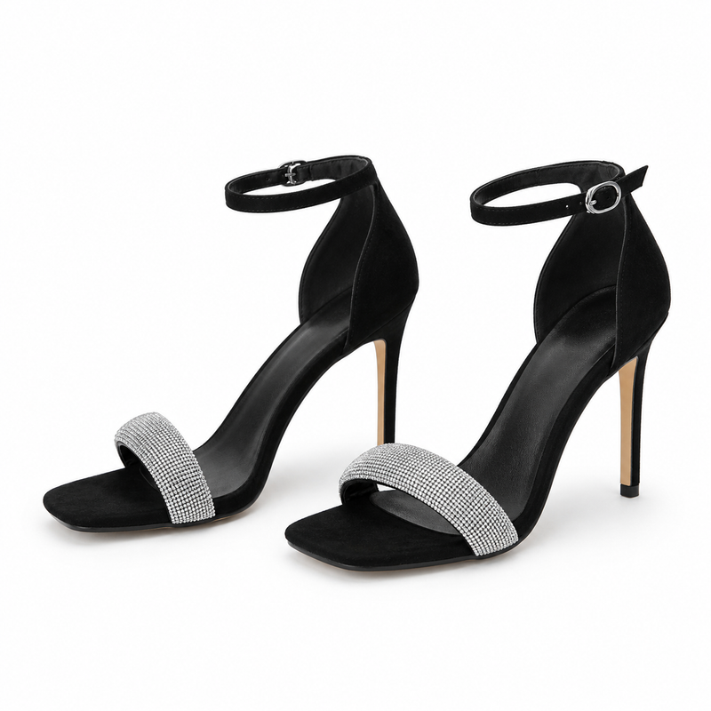 SANDALE ELEGANTE DAMA EPICA 360003A 01-I NEGRE VELUR
