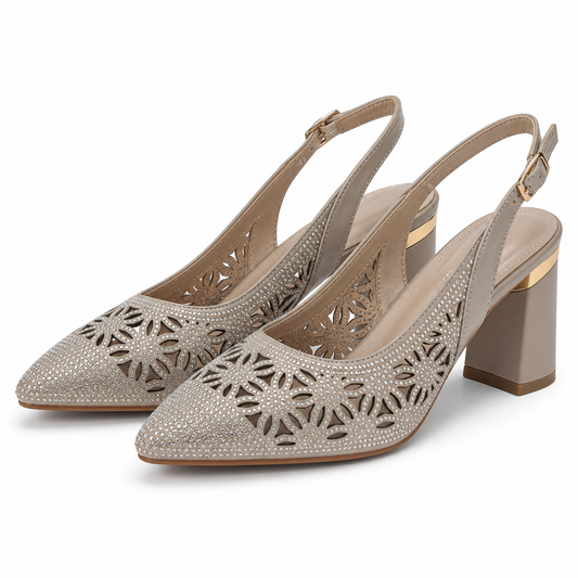 SANDALE ELEGANTE DAMA EPICA 360048A 03-I BEJ VELUR