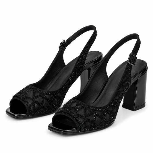 SANDALE ELEGANTE DAMA EPICA 40069A 01-Z NEGRE VELUR