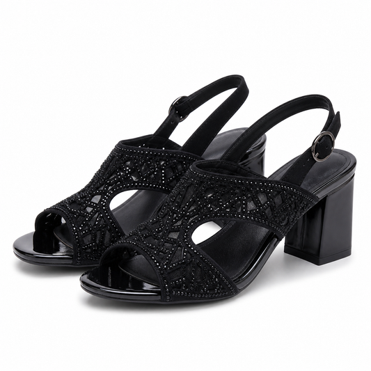 SANDALE ELEGANTE DAMA EPICA 60051A 01-I NEGRE VELUR