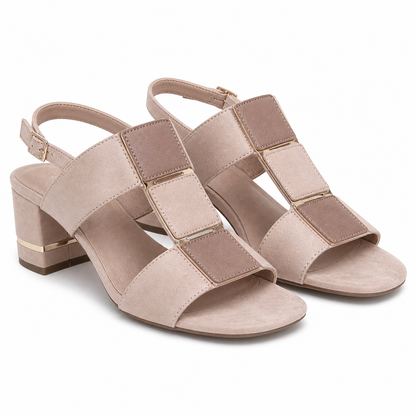 SANDALE ELEGANTE DAMA MARCO TOZZI 28314-42 BEJ NUDE PLUS COMB