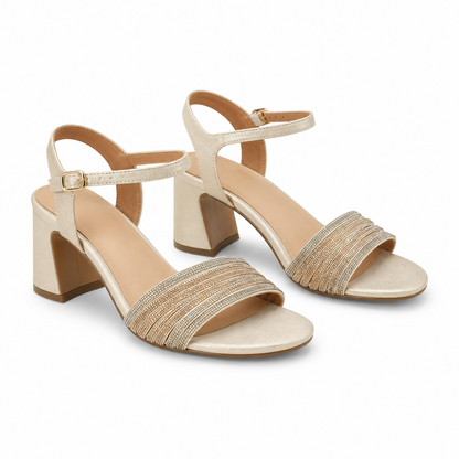 SANDALE ELEGANTE DAMA MARCO TOZZI 28383-42 DUNE METALIC
