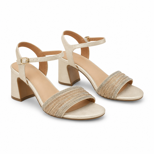SANDALE ELEGANTE DAMA MARCO TOZZI 28383-42 DUNE METALIC