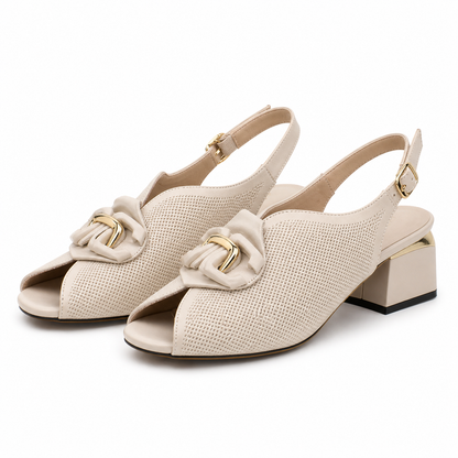 SANDALE ELEGANTE DAMA PASS 60016B 52-N BEJ