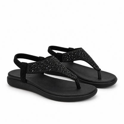 Sandale Casual Damă Skechers 163636 Bbk Negru - Textil