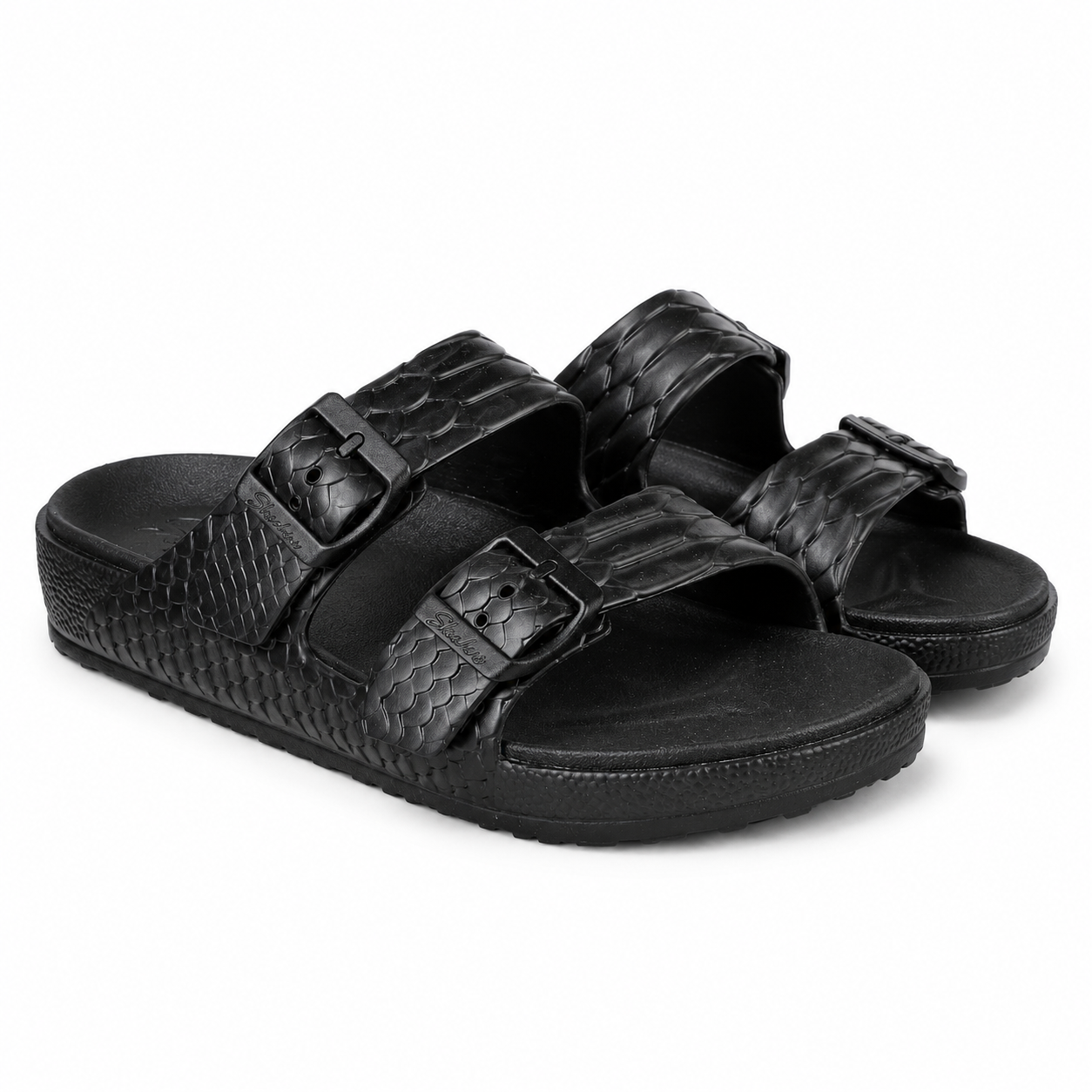 SLAPI DAMA SKECHERS 111055 BBK / BLSH