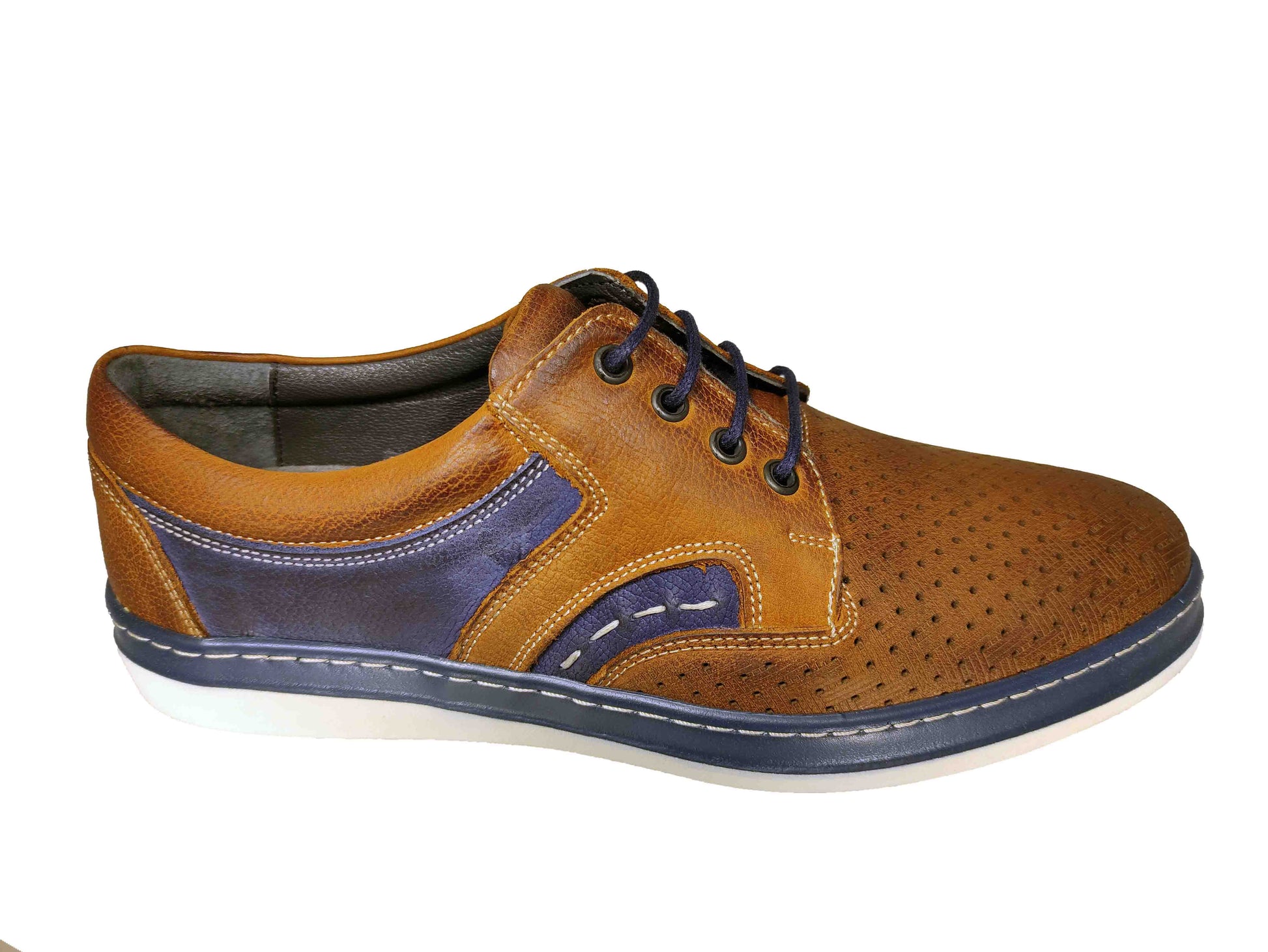 PANTOFI CASUAL PERFORAȚI BĂRBAȚI DOGATI 018-33-53 - totalpantofi