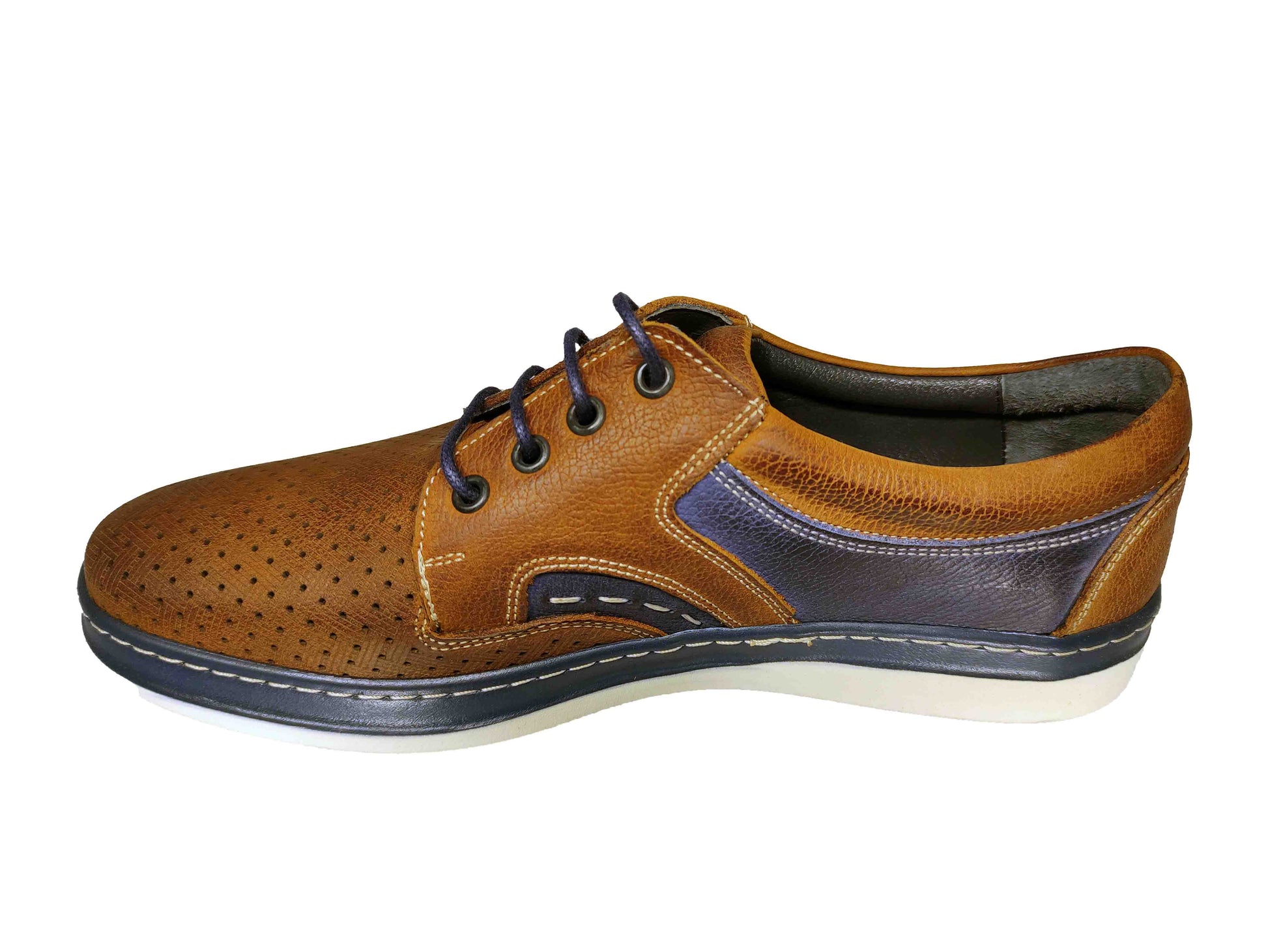 PANTOFI CASUAL PERFORAȚI BĂRBAȚI DOGATI 018-33-53 - totalpantofi