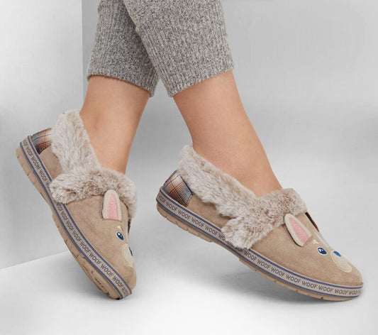 PAPUCI CASA DAMA SKECHERS 113482 TPE BEJ