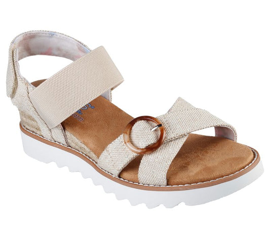 SANDALE CASUAL DAMA SKECHERS 113861 NAT