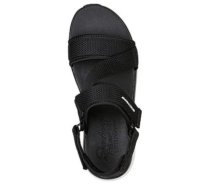 SANDALE CASUAL DAMA SKECHERS 119302-BKW