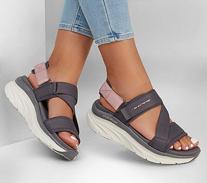 SANDALE CASUAL DAMA SKECHERS 119302-GYPR