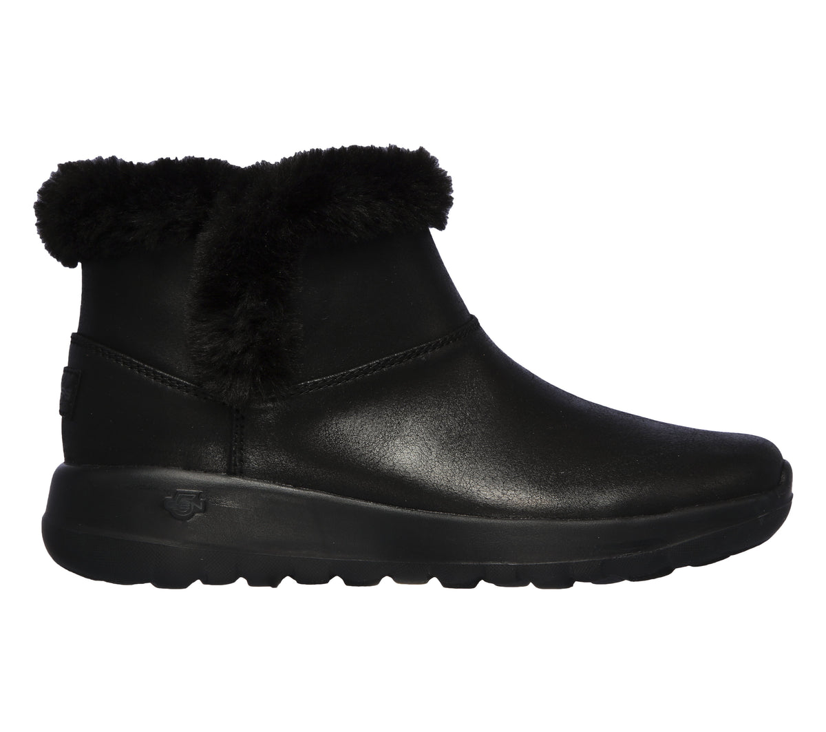 Ghete Casual Damă Skechers SK593 Negru – Piele Ecologică – vedere 2