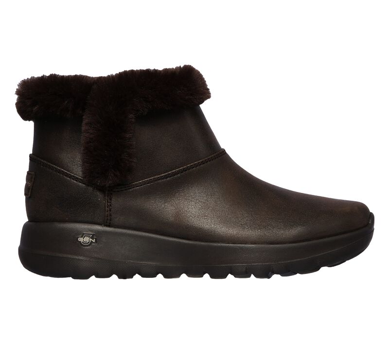 GHETE CASUAL DAMA SKECHERS 144013 CHOC MARO - imagine 7