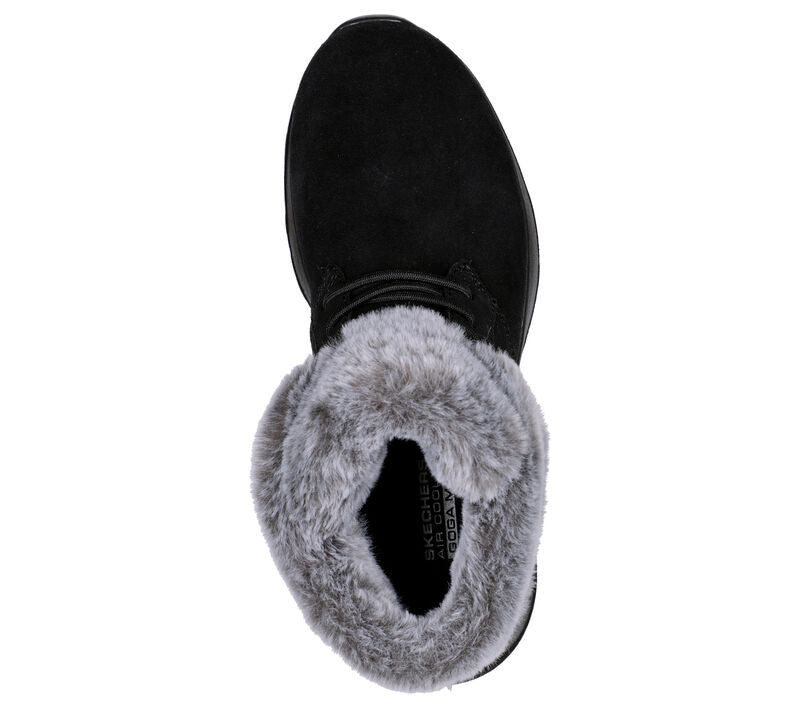 GHETE CASUAL DAMA SKECHERS 144042 BKGY NEGRE - imagine 4